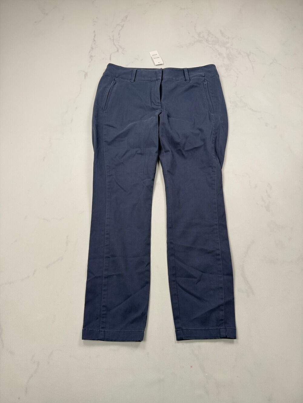Loft Outlet Modern Skinny Capri Pants Navy 2010s Petite - Womens 8P